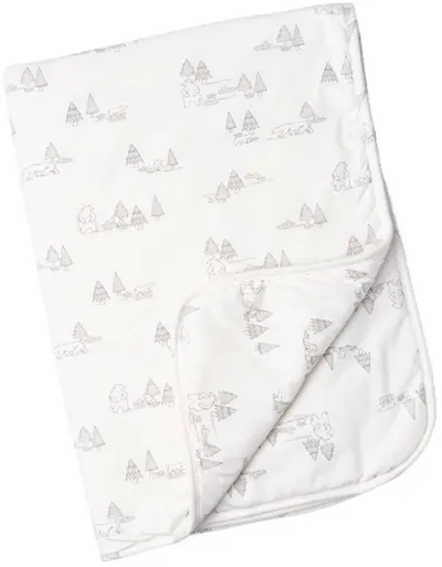 Pătură de bumbac Doomoo - Dream, Family Grey, 75 х 100 cm