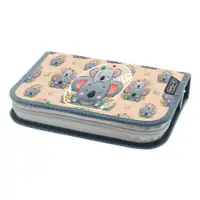 Penar echipat 1 fermoar, cu 1 clapa, 26 piese, Herlitz Koala Fun