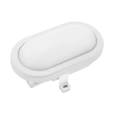 Lampa LED de tavan, 10W, alba, ovala, SMD2835, 4200K, IP44