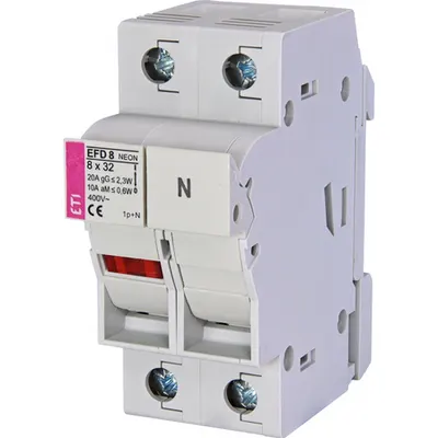 EFD 8 NEON 1p+N cu adaptor EFD 8 1p+N NEON AD