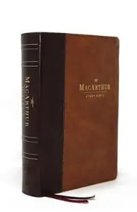 Nasb, MacArthur Study Bible, 2nd Edition, Leathersoft, Brown, Comfort Print: Unleashing God's Truth One Verse at a Time