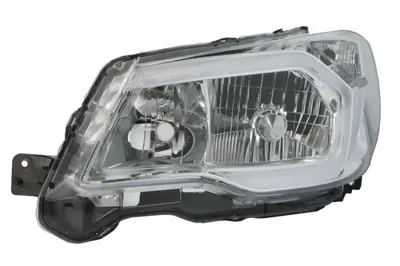 Far Stanga (D4R HB3 LED WY21W, electric, cu motor, culoare insert: cromat, culoare semnalizator: transparent) potrivit SUBARU FORESTER