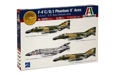Model de ansamblu militar - Avion de luptă american cu două locuri F-4 Phantom (F-4 PHANTOM "VIETNAM ACES")