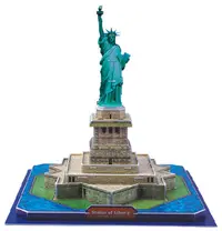 Puzzle 3D Cubic Fun de 30 piese - Statue Of Liberty (U.S.A)
