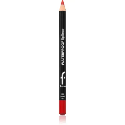 flormar Waterproof Lipliner creion contur pentru buze, waterproof culoare 233 Dramatic Red 1.14 g