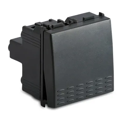 Buton 2 module, 1P NA 16A 250V~, gri