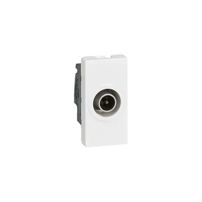 Single TV male priza Mosaic - star 1.5 dB - 1 module - alb