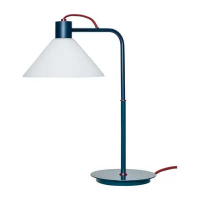 Veioză în culoarea petrolului cu abajur din sticlă (înălțime 44 cm) Spot – Hübsch