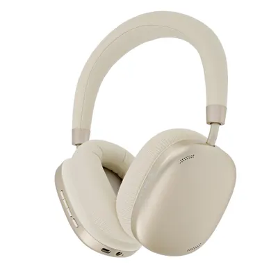 Casti Bluetooth Over-ear Tellur Shade, ANC, bej