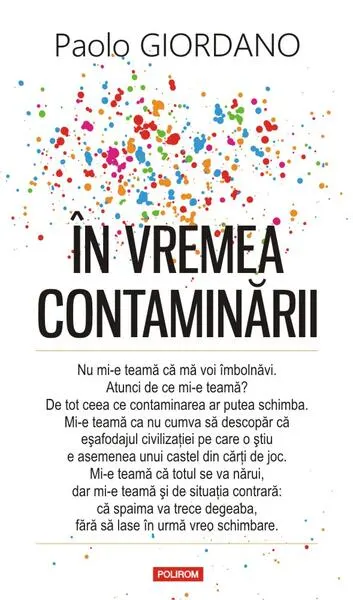 În vremea contaminării - Paperback brosat - Paolo Giordano