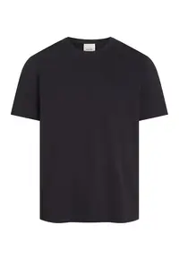 Tricou din amestec de bumbac organic - Negru stins