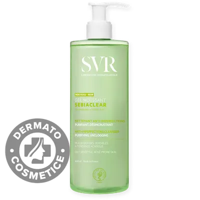 Gel spumant Sebiaclear, 400ml, SVR