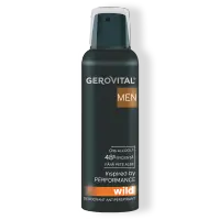 Deodorant Antiperspirant Wild Protecție 48h, Fără Alcool, Parfum Persistent, Gerovital Men, 150 Ml
