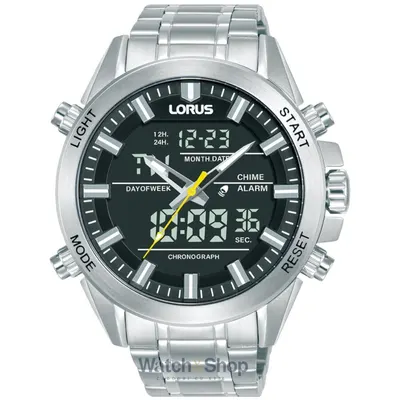 Ceas Lorus Lorus RW663AX9 Mens Watch Analog-Digital Alarm Chronograph 45mm 10ATM