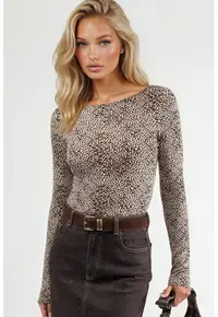 Bluza dama - Maro - Viscoza/Elastan - Leopard