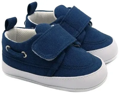 Pantofi pentru bebeluși Funny Baby - Casual, mărimea17, 4-8 luni, albastru închis