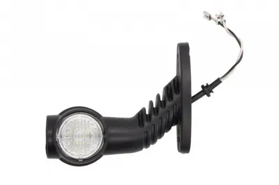Lumina delimitare stanga; SUPERPOINT III, rosu alb, LED lungime cablu 200mm, pe bratul mediu-lung, 24V (SUPERPOINT III)