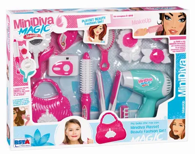 Set de joaca pentru coafuri RS Toys - Minidiva Мagic Мake up