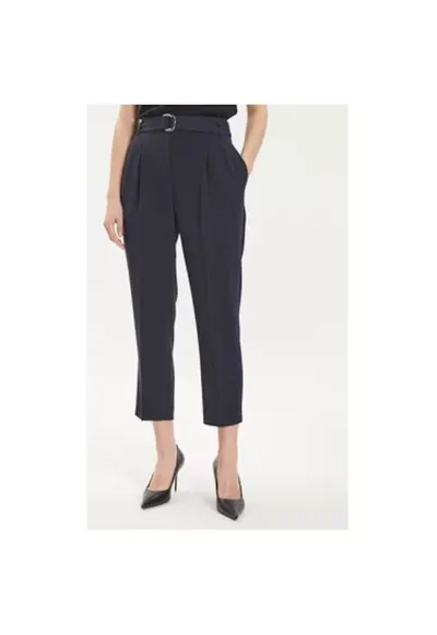 Pantaloni dama - 304437496 - Acetat/Poliester - Albastru - Albastru