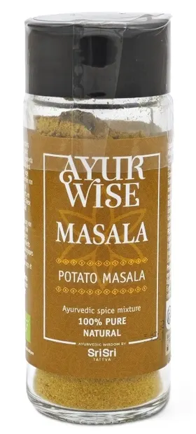 Ayurwise Masala bio de cartofi, 40 g, Sri Sri Ayurveda