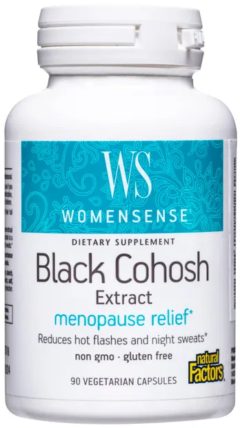 WomenSense Black Cohosh, 90 vege capsule, Natural Factors