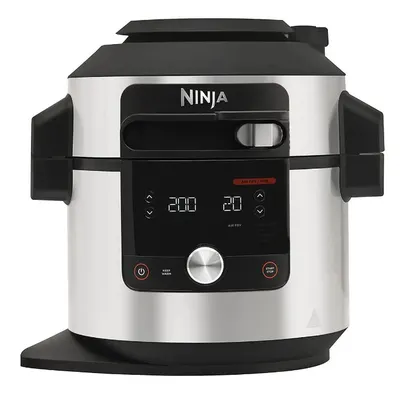 Multicooker Ninja - 12 în 1 SmartLid Foodi MAX, 1760 W, 12 programe, argintiu