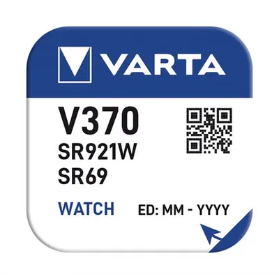Baterie ceas oxid argint 370 SR69W, 1 Buc. Varta