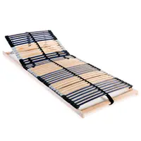 Gossi baza pat cu sipci, 42 sipci, 7 zone, 90 x 200 cm