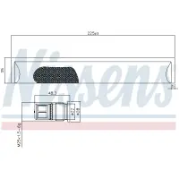 Uscator, aer conditinat NISSENS 95576