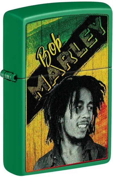 Brichetă Zippo - Bob Marley, verde