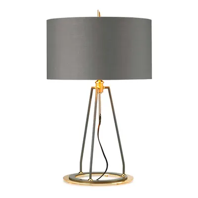 Veioza Ferrara 1 Light Table Lamp – Dark Grey Polished Gold