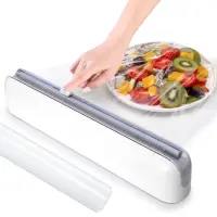 Dispenser folie alimentara stretch, cu magnet, lama de taiere, 38 cm