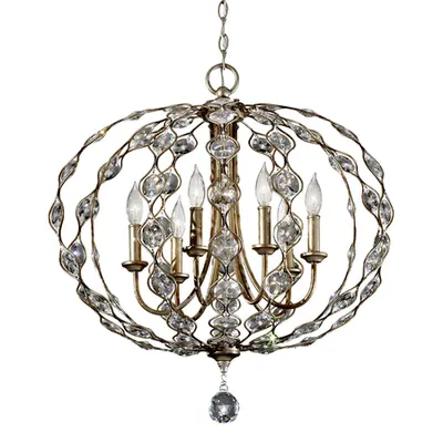 Corp de iluminat suspendat, lustra Leila 6 Light Chandelier