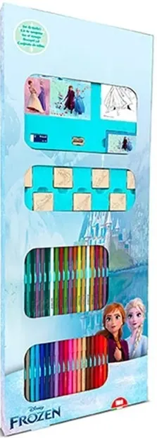 Set de colorat Multiprint - Frozen, 101 bucăți