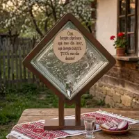 Dozator de Tuica Traditional Caprioara si Nasul - Lucrat Manual in Harghita