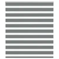 Gossi jaluzea tip zebra gri inchis latime tesatura 115,9 cm poliester