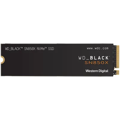 SSD WD Black SN850X 4TB M.2 2280 PCIe Gen4 x4 NVMe, Read/Write: 7300/6600 MBps, IOPS 1200K/1100K, TBW: 2400