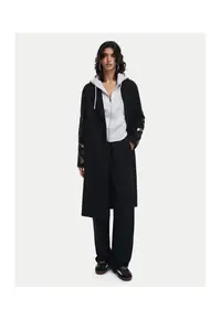 Palton dama - 304478529 - Poliester/Lana - Negru - Negru