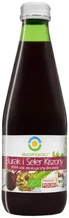 Suc bio din sfeclă roșie fermentată și țelină, 300 ml, Biofood