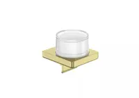 Dozator baie Roca Tempo A817037VA0, montare pe perete, 180 ml, metal/sticla, mat, Alama