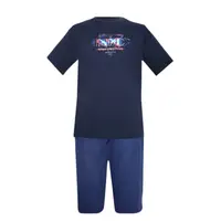 Pijama barbati PBV41 NEGRU STAY POSITIVE, Uniconf | marimea M