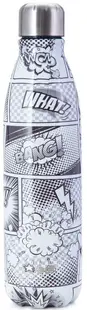 Sticlă termică YOLO Comics - Black and White, 500 ml