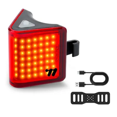 Lumină spate triunghiulară 8 moduri cob led