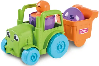 Jucărie Tomy Tomy Toomies - Tractor transformator, 2 în 1