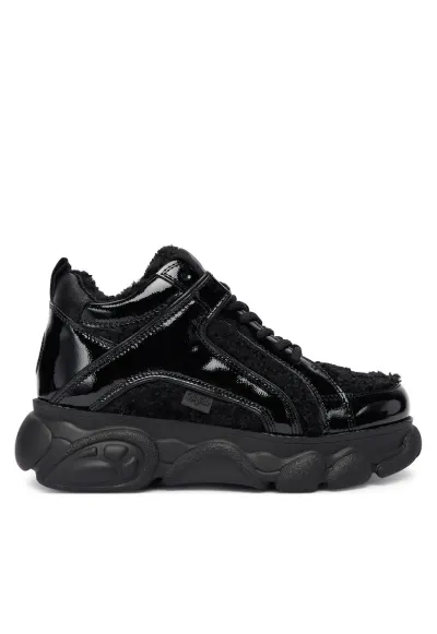 Pantofi sport de dama piele ecologica - negru