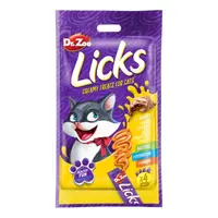 Dr. Zoo Licks - Snack cremos pentru pisici - Iepure - 4 x 15g