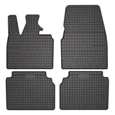 Covor podea FROGUM cauciuc, 4 buc. BASIC, fata spate, set, culoare neagra, potrivit BMW I3 (I01) 08.13