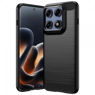Husa pentru Motorola Edge 70 Pro, Techsuit, Carbon, Neagra