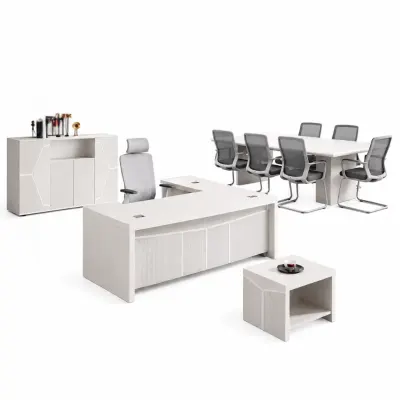 Set complet de mobilier pentru birou, design premium - gama Valente & Imperium