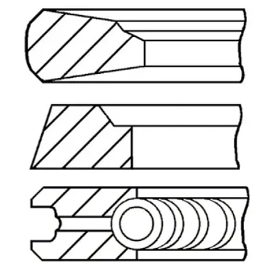 Set segmenti piston GOETZE ENGINE 08-112100-00